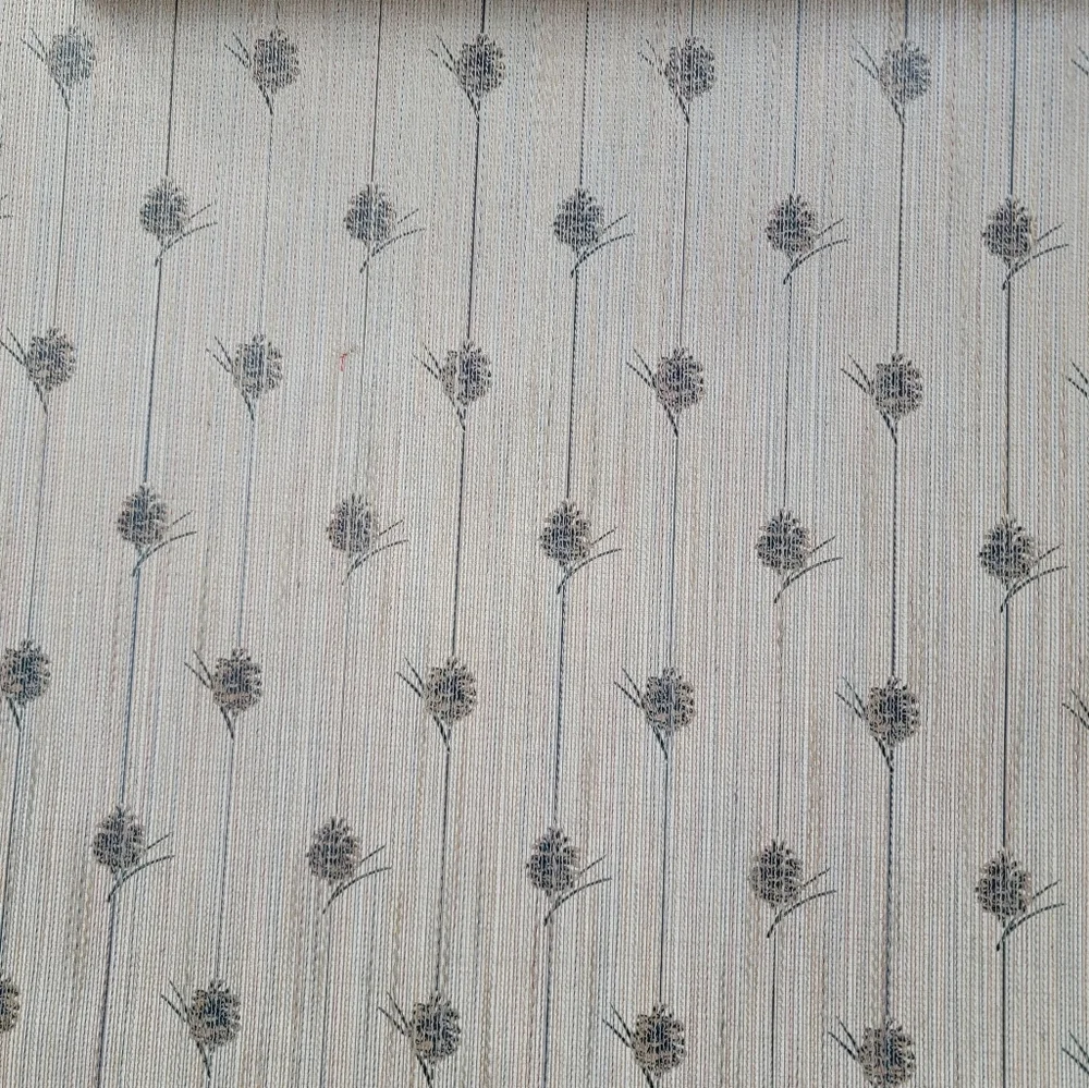 Wallpaper Textured Textile Pinecones Lodge Cabin